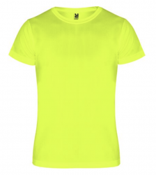 Футболка унисекс ROLY Camimera, ярко-жёлтый (fluor yellow) (2465)