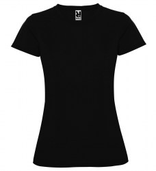 Футболка женская ROLY Montecarlo Woman, чёрный (black) (2514)