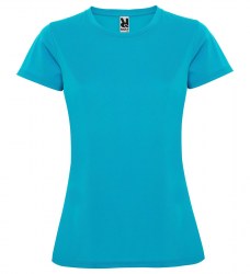 Футболка женская ROLY Montecarlo Woman, бирюзовый (turquoise) (2520)