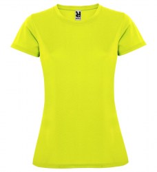 Футболка женская ROLY Montecarlo Woman, жёлтый (fluor yellow) (2525)