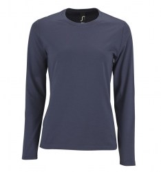 Футболка женская SOL’S Imperial LSL Women, графит (02075381)