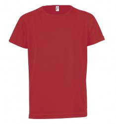Футболка детская SOL’S Sporty Kids, красный (01166145)