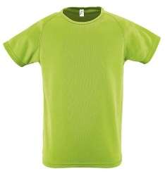 Футболка детская SOL’S Sporty Kids, зелёное яблоко (01166280)