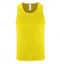 Майка мужская SOL’S Sporty TT Men, неон жёлтый (02073306)