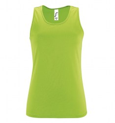 Топ женский SOL’S Sporty TT Women, неон зелёный (02117286)