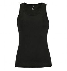 Топ женский SOL’S Sporty TT Women, чёрный (02117312)