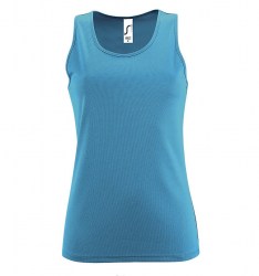 Топ женский SOL’S Sporty TT Women, морской (02117321)