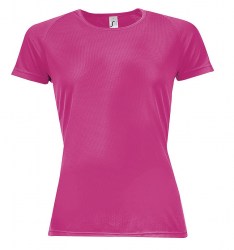 Футболка женская SOL’S Sporty Women, неон розовый (01159129)