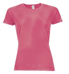 Футболка женская SOL’S Sporty Women, неон коралл (01159153)