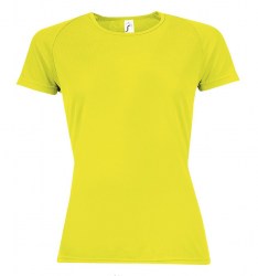 Футболка женская SOL’S Sporty Women, неон жёлтый (01159306)