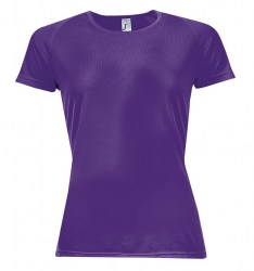 Футболка женская SOL’S Sporty Women, тёмно-фиолетовый (01159712)