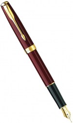 Ручка перьевая PARKER Sonnet 08 Laquer Red GT FP F (85 912R)