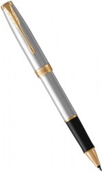 Ручка-роллер PARKER Sonnet Stainless Steel GT RB (84 122)