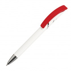 Ручка шариковая VIVA PENS Starco white, красный STW3-0104 