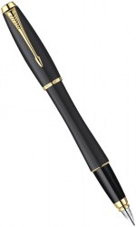 Ручка перьевая PARKER Urban Muted Black GT FP F (20 212Ч)