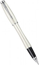 Ручка перьевая PARKER Urban Premium Pearl Metal Chiselled FP F (21 212Б)