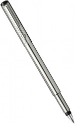 Ручка перьевая PARKER Vector Premium Classic SS Chiselled FP F (04 012C)